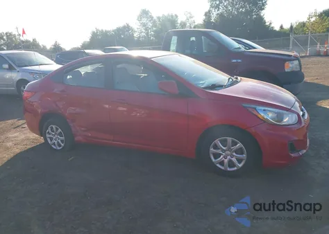 2013 Hyundai Accent Gls from USA, damaged, VIN KMHCT4AE4DU523327